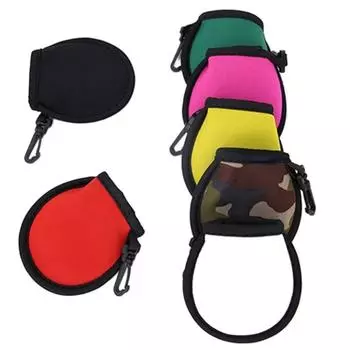 With Buckle Golf Ball Cleaner Pocket Golf Ball Washing Wipe Golf Washer Pouch Golf Ball Cleaner Bag хаки