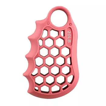 with Carrying Ring Grip Strength Trainer Hexagonal Hand Grip Strengthener Increase Muscle Power Pink 20LB