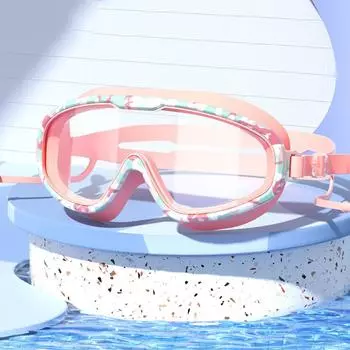 with Ear Plug Swimming Goggles Large Frame Diving Goggles Set Kids Swim Goggles Boys and Girls