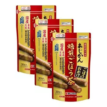 with Functional Ajikan Roasted Burdock Tea Premium Blend Burdock Thanks Bulk Purchase Set of 90 Packets Packets x 3 per pack Approximately 108L with