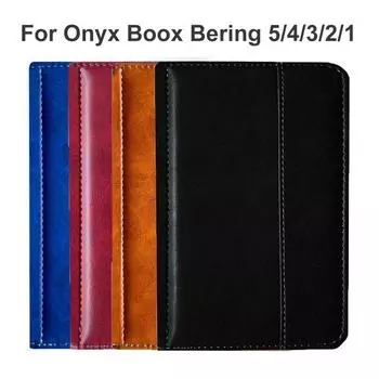 with Hand Strap Folio Cover Anti-fall Protective Shell for Onyx Boox Bering 5/4/3/2/1 чёрный