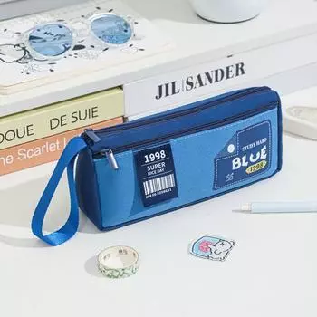 with Handle Storage Pencil Bag Organizer Cartoon Pencil Cases Student Learning