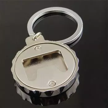 with Key Chain Beer Bottle Cap Shape Kitchen Bar Party Supplies Round Cap Cover Bottle Opener