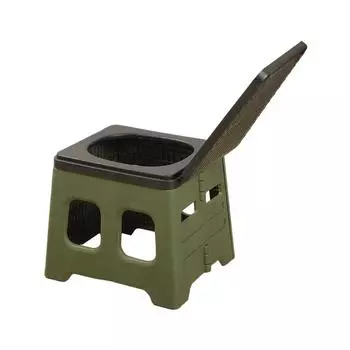 With Lid Portable Folding Toilet PP Folding Truck Toilet Outdoor Camp Toilet Camping Travel