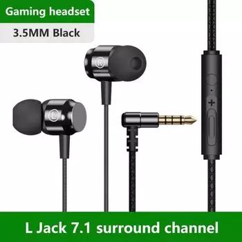 with Mic 3.5mm Wired Headphones Falcon L Jack L Jack Magnetic Suction Headset Girls black-3.5mm