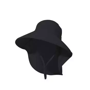 with Neck Flap Wide Brim Bucket Hat Hiking Hats Panama Fishing Cap Women Fisherman Hat Travel