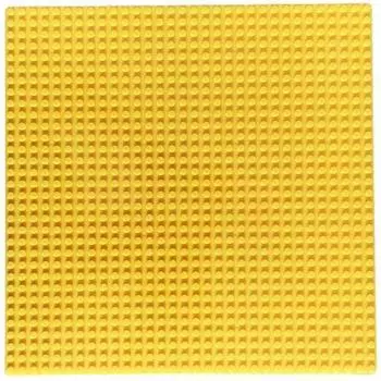 with Neutral Building Blocks Baseboard Small Particles Neutral Large Board Building Blocks Wall Splicing Children s Assembled Educational Toys 32x 32 dot [single side] Yellow