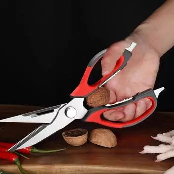 with Protective Cover Kitchen Shear Ergonomic Handles Chicken Bone Shears Kitchen Scissor BBQ