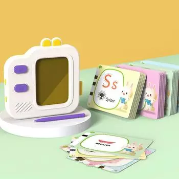with Sound Early Education Machine Plastics Talking Flash Cards Education Toy Kids Gifts Style A