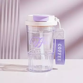 with Straw Portable Sport Tea Cup 500ml Summer Water Cup Portable Sports Water Bottle Gift