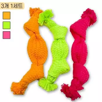 With Us Damda Squeak Super Rope Set Игрушка-пищалка для собак, 3 предмета