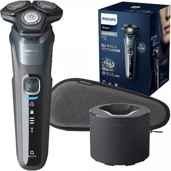 [With washer] Philips 5000 series men s electric shaver electric shaver shaving 45-piece steel precision blade/360-D flex head/S5586/50