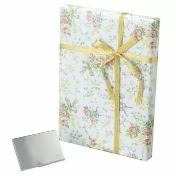 with wrapping Storage case x x Shiniya Syndicate wrapping [Wrapped paper] 6.2 9.4 0.7cm (Rose paper)