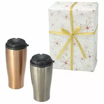 with wrapping Tumbler Tumbler L x height Tumbler S x height capacity Portable Thermo paper message [Wrapped paper] (diameter 8.1 17.5cm 420ml),