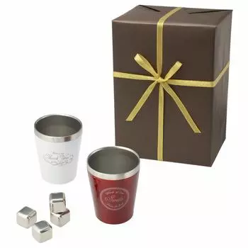 with wrapping Tumbler x height capacity ice cube x height with cube in wooden box wrapping [Wrapped paper] (diameter 8.5 10.7cm, approx. 330ml), (2.7