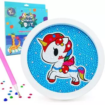 WiTwo Diamond Art Set Beginner Beads Craft Diamond Art Kit Beginner Bead Art Craft Kit DIY Diamond Painting 5D Diamond Painting Kit Adults Children