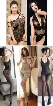 WiTwo из Косплей Сексуальные Открытые Колготки в сеточку Чулки для всего тела Перфорированные Колготки для тела Сексуальное Женское Белье Экстремальные Колготки для всего тела Сетчатые Моющиеся [Набор