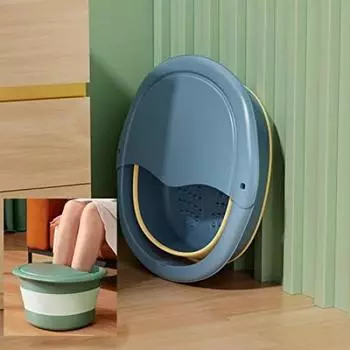 WiViVi Foot Large с подогревом и массажем для ног, ванна для ног, пена для ванночки для ног, складное ведро с ванной, емкостью, крышкой, удержанием,