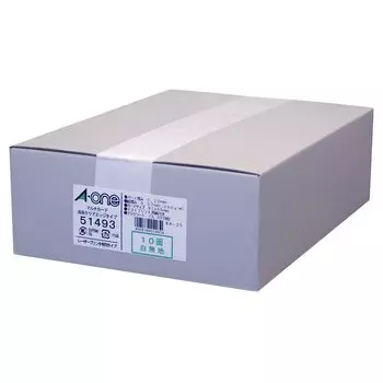 визитка прозрачный край 3000 шт 51493 A-one многофункциональная двусторонняя белый