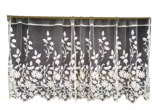 WK225 Cafe Curtain U3 слоновая кость