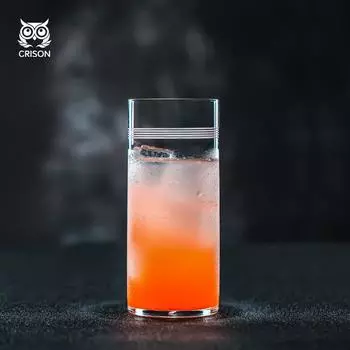 WK5201 CRISON Легкий стакан для воды с кристальным узором, стакан для сока, стакан для коктейля Коллинз, стакан для виски Олд Фэшн 301-420ml