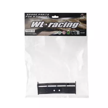 Wltoys A959 1/18 Rc Car Tail Wing A959 06 Деталь для Wltoys RC Деталь автомобиля чёрный