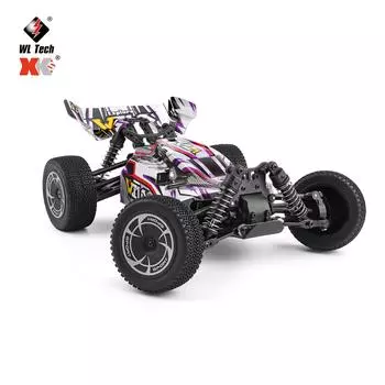 Wltoys XKS 144016 1/14 Автомобиль с дистанционным управлением, высокоскоростной гоночный автомобиль 35 км/ч, аккумулятор 1500 мАч, 2,4 ГГц 1 battery фиолетовый