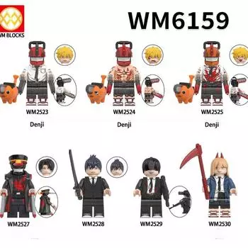 WM6159 Фильм Хэллоуин Фигурки Строительные блоки Игрушки Детская игрушка-строительный блок