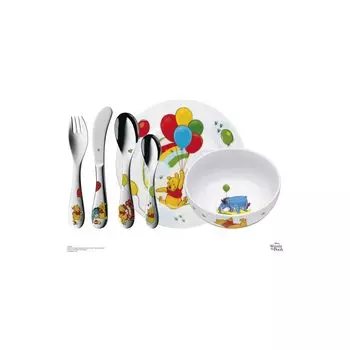 WMF Disney Winnie the Pooh Cutlery 6 W1283509964 Set, Pieces,