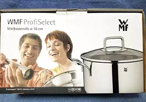 WMF ProfiSelect 16cm Saucepan-Stainless Steel,Suitable for All hob Types, Silver, 16 x 16 x 12 cm