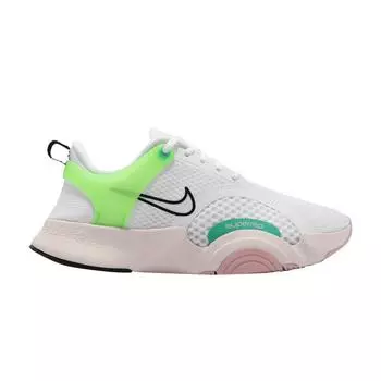 Женские кроссовки Nike SuperRep Go 2 Белый/Зеленый удар Черный CZ0612-136 38