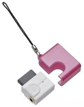 внешнее подключение мобильный телефон наушники переходник штекер AT332CT PK audio-technica терминал/au