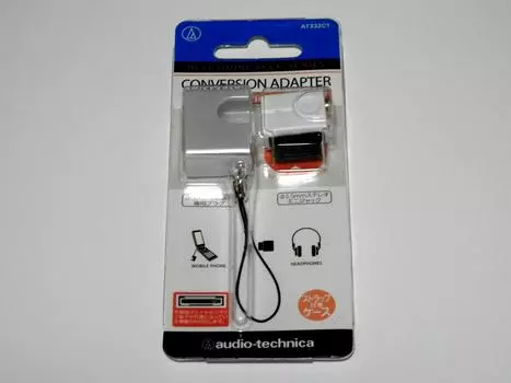 внешнее подключение мобильный телефон наушники переходник штекер AT332CT WH audio-technica терминал/au