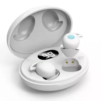 Wnqou Sleeping Painless Bluetooth Wireless Sleeping Mini Ultra Canal High Sound Ultra Thickness Нет боли при повороте Спящий на ENC Noise Sound IPX5