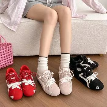 внутренняя высота увеличена на 4 см. Весенние новые кроссовки Forrest Gump с мягкой подошвой, спортивная и повседневная обувь, красные кроссовки с тонкой подошвой, немецкие тренировочные кроссовки для женщин. 35