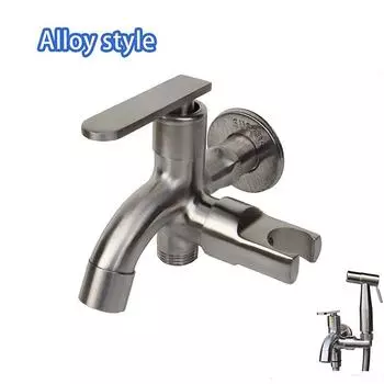 Wo Way Tap Смеситель для ванной комнаты с держателем для биде, 1 в 2, двухсторонний кран, кран для воды, дизайн держателя распылителя для унитаза Tap Faucet