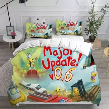 Wobbly & Life односпальный комплект постельного белья, пододеяльник, одеяло, комплект постельного белья, пододеяльник, наволочка, размер King Queen Twin для мальчиков и девочек для взрослых 135X200cm-2pcs