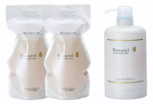 вода Naturel SP гель-крем сменный блок 550 г x 2 флакона 1 [Увлажняющий крем] [Эко + дозатор]