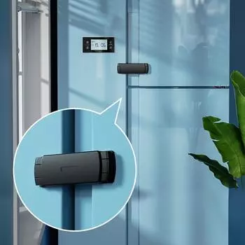 WOKE обновленный 2 шт. детский замок для французской двери холодильника, замок для двухдверного холодильника с защитой от детей, замок для шкафа для малышей и младенцев белый