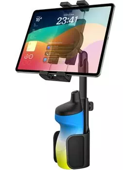 woleyi Автомобильный держатель для планшета, регулируемая подставка для мобильного телефона, автомобильное крепление 2 в 1, держатель для iPad с водой, многофункциональный смартфон