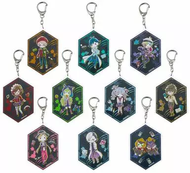 Wolf Game 02 Graph Art Acrylic Keychain BOX
