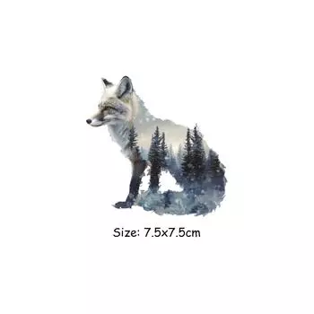 Wolf Термонашивки Одежда Легко Напечатать Самодельный Термопресс Аппликация Футболка Parches Ropa Толстовки Наклейки На Одежду Нашивки