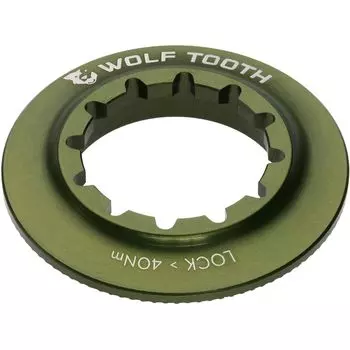 Wolf Tooth Centerlock Rotor Spline Olive Lockring-Internal