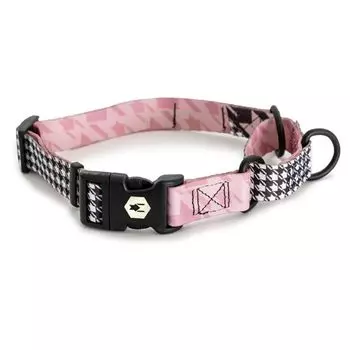 WOLFGANG HoundsPink MARTINGALE Ширина x Окружность шеи ошейник-удавка для больших (L размер) 2,5 см 45-55 см [Мартингейл/полусобаки]