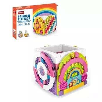 WOMA TOYS C9221 201 шт. держатель для ручек пластиковые кирпичи строительные блоки набор игрушек