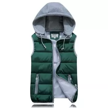 WoMale куртка пуховик хлопок кардиган жилет большой размер с капюшоном модные однотонные хлопковые топы L розы красного