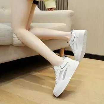 Woman Footwear High on Platform Sports Sneakers Mesh Breathable Athletic Shoes for Women Trends 2024 Fashion Offer New In Offers 35