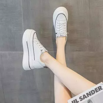 Женская обувь на высокой платформе, весна-осень, обувь для женщин, качество 2024, новая мода, корейские тенденции H, предложение, повседневные предложения A 35