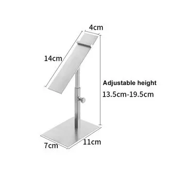 Woman Shoes Display Stand Anti Slip Durable Men Leather Shoe Shelf For Desktop Shop Shoes Display Stand Shoe Riser Adjustable