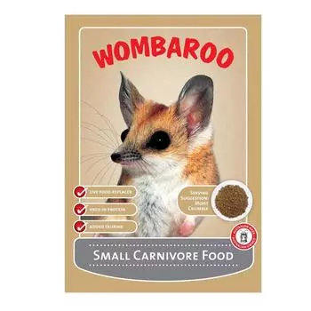 WOMBAROO SMALL CARNIVORE FOOD протеиновая пищевая добавка для мелких хищников 1 кг/Высокая